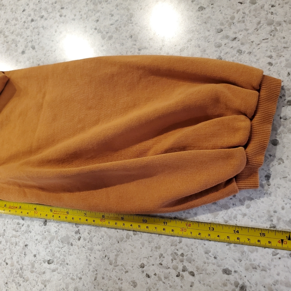 Zara Medium Sweater Trafaluc Striped Oversized Top Sunset Western Orange Aztec - Picture 14 of 16